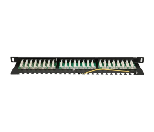 ExtraLink  Patchpanel 24p 19" 0,5U UTP 6 (czarna) - 1323252 - zdjęcie 3